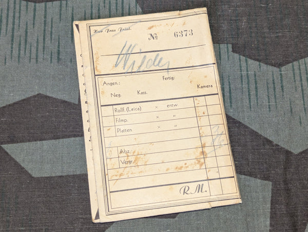 Original Agfa Paper Photo Envelope