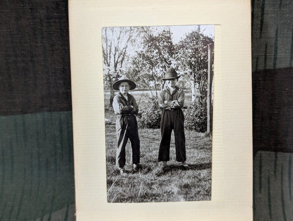 1935 Civilian Photo Album HJ & Playing Cowboys