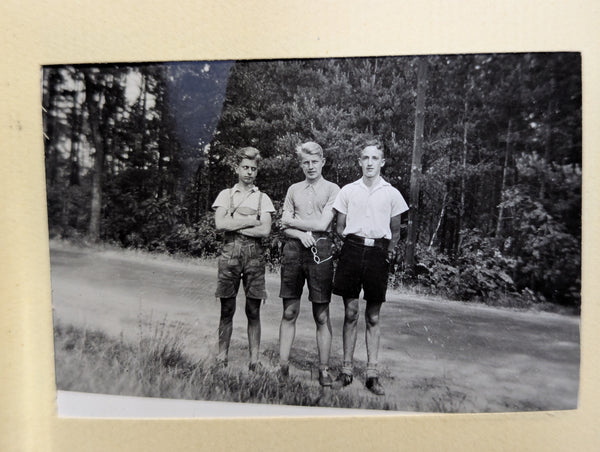 1935 Civilian Photo Album HJ & Playing Cowboys