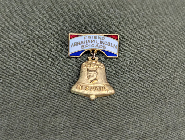Spanish Civil War American Abraham Lincoln Brigade Communist Pin