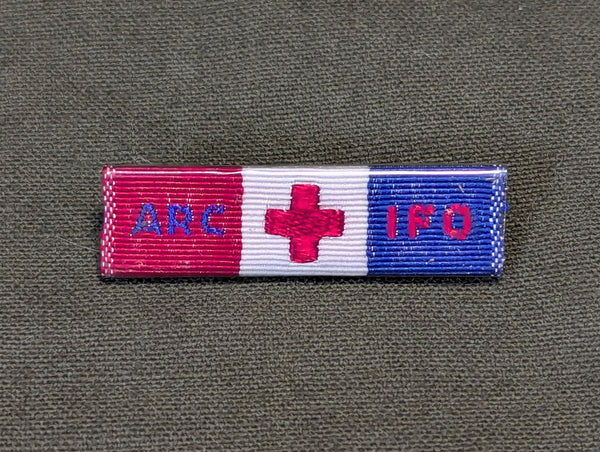 ARC IFO Ribbon Pin American Red Cross Insular and Foreign Operations