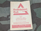 Wehrmacht Driving School Book Kraftfahrschulbuch
