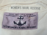 Navy WAVES White Officer Uniform Jacket & Skirt <br> (B-35" W-26" H-34")