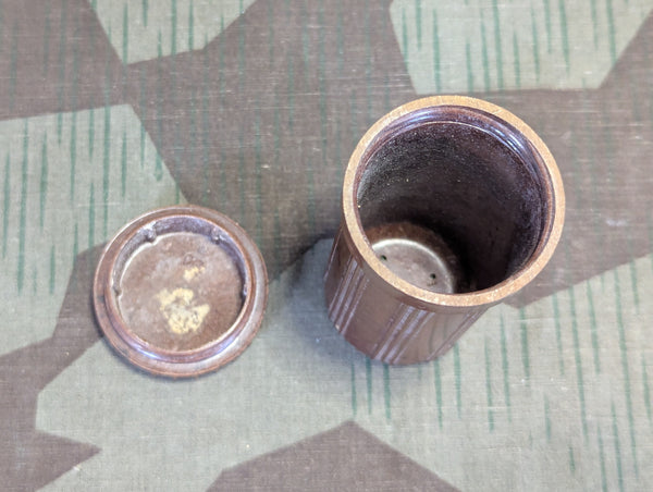 Brown Bakelite Shaving Soap Container