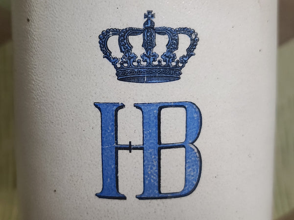 WWI Kgl. Hof-Bräuhaus München 1L Krug with Lid <br>(made between 1913-1918)