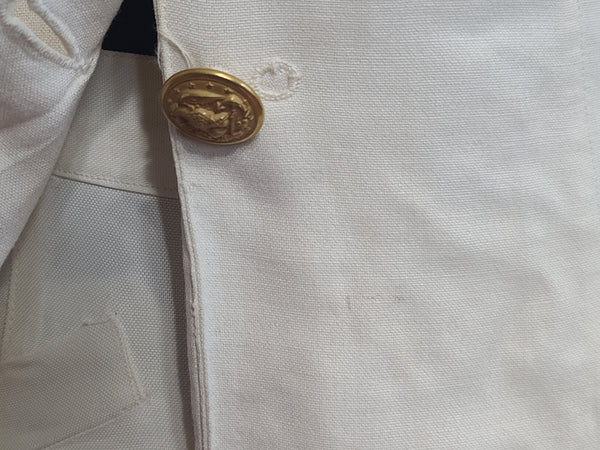 Navy WAVES White Officer Uniform Jacket & Skirt <br> (B-35" W-26" H-34")