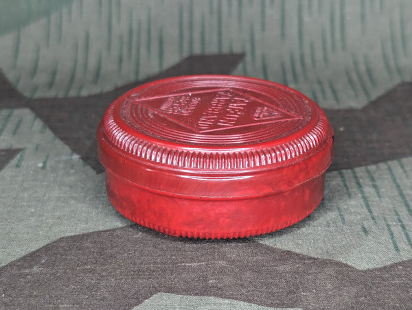 Red Bakelite Taifun Typewriter Ribbon Container