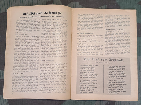Wir von der Westfront Kleine Kriegshefte Nr. 1