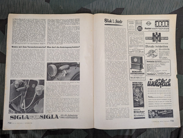 Kraftfahrzeug Handwerk Heft 36 - 7. September 1940 Krafthand