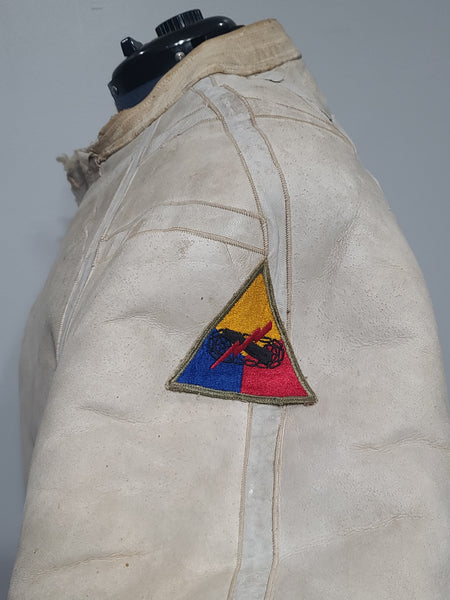 German Winter Lamb Coat G.I. Used