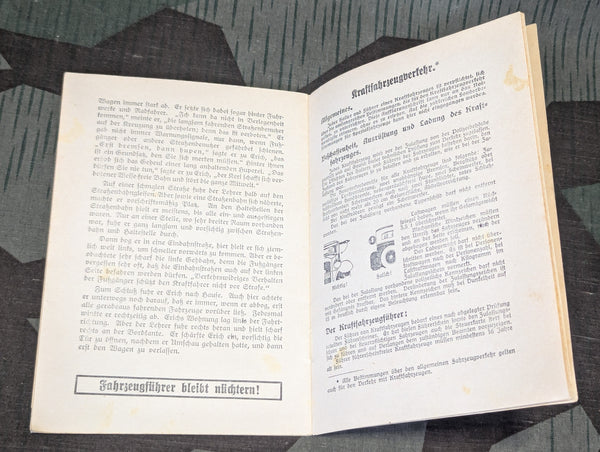 NSDAP Traffic Manual "Fight Traffic Accidents!"
