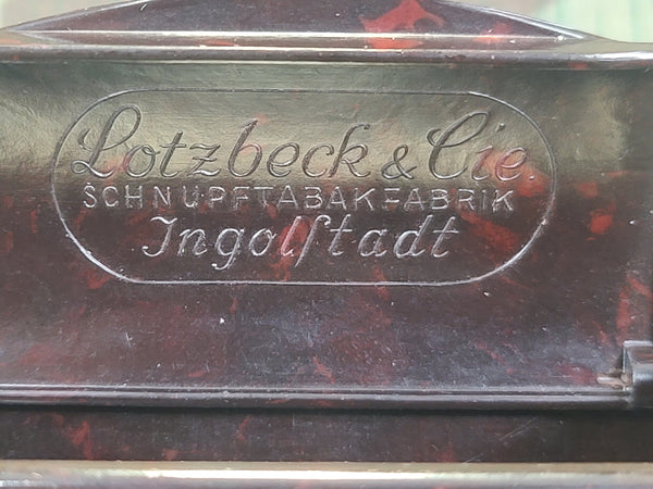 Lotzbeck Bakelite Snuff Tobacco Container