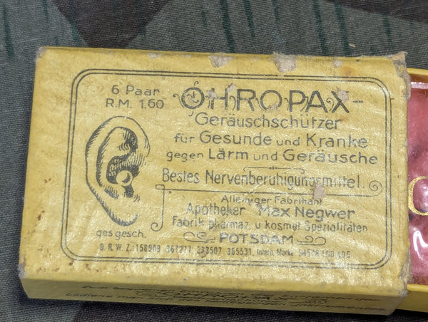 Original Ohropax Earplugs with Paper Box