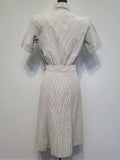 US Navy WAVES Seersucker Work Uniform Dress <br> (B-36" W-24.5" H-34")