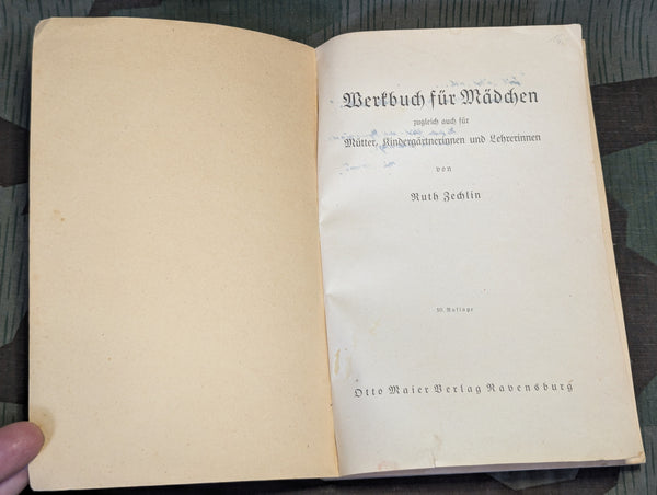 1944 Werkbuch Für Mädchen