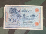 1908 Reichsbanknote 100 Mark Note