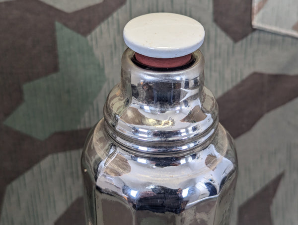 Original Helios D.R.G.M. Steinglas Thermos