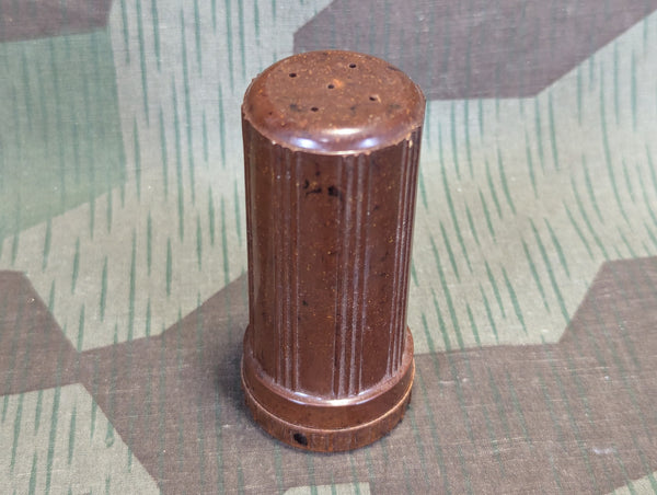 Brown Bakelite Shaving Soap Container