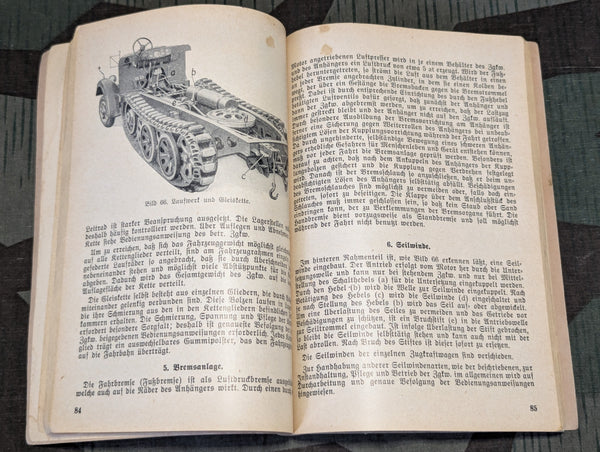 Wehrmacht Driving School Book Kraftfahrschulbuch