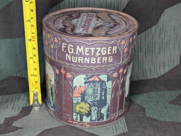 Old F.G.Metzger Lebkuchen Tin