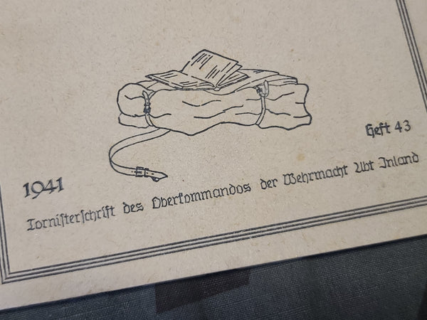 Picture Dictionary for Soldiers (German, French, English) 1941