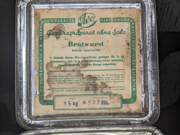 Wartime Bratwurst Seasoning Tin