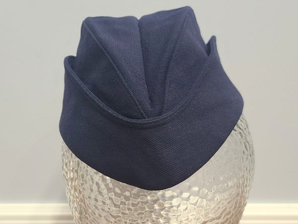 US Navy WAVES Blue Garrison Cap (Size 21 1/2)