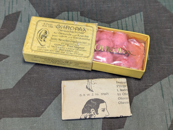 Original Ohropax Earplugs with Paper Box