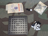 Pocket Schach-Dame-Mühle Game Set Complete