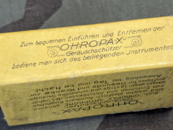 Original Ohropax Earplugs with Paper Box