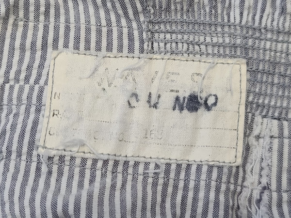 US Navy WAVES Seersucker Work Uniform Dress <br> (B-36" W-24.5" H-34")