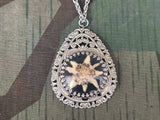 Edelweiss Pressed Flower Necklace