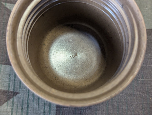 Original Helios D.R.G.M. Steinglas Thermos