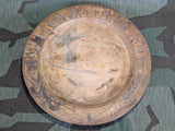 Unser Täglich Brot German Wood Bread Plate