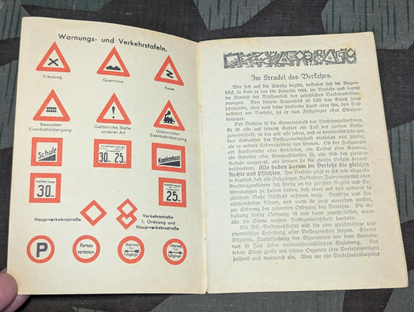 NSDAP Traffic Manual "Fight Traffic Accidents!"