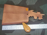 Wooden Scottie Dog Tabletop Brush & Dustpan