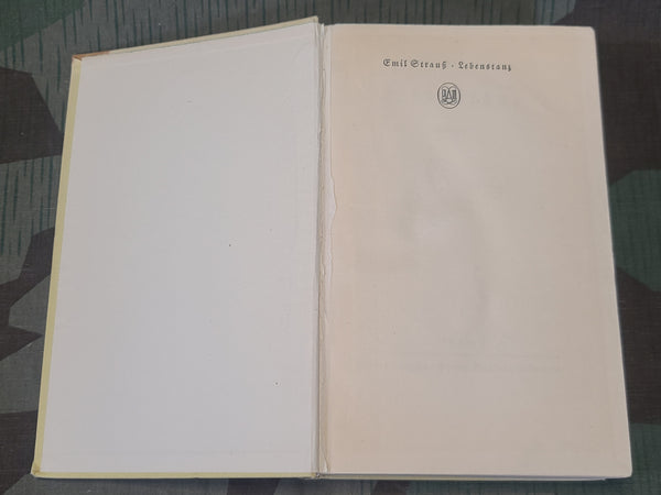 Lebenstanz 1940 Book with Edelweiss Inside