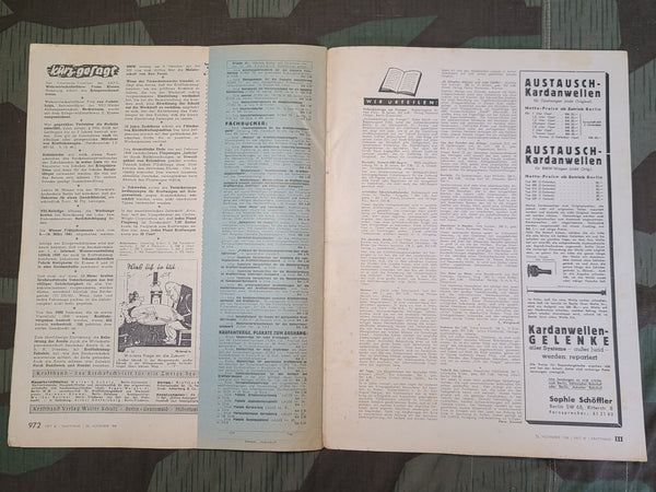 Kraftfahrzeug Handwerk Heft 47 - 23. November 1940 Krafthand