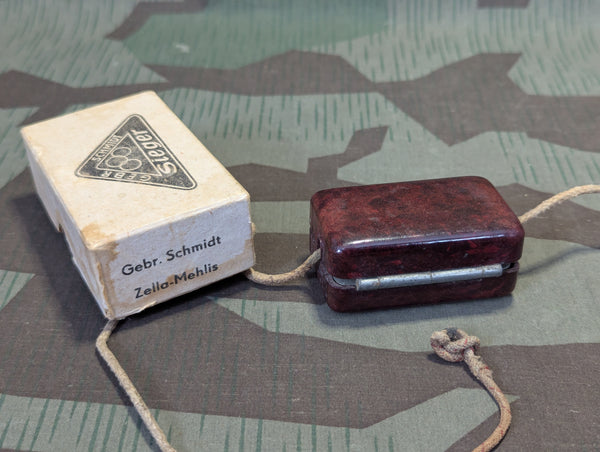 Sieger Razor Sharpener Bakelite in Box Repaired String