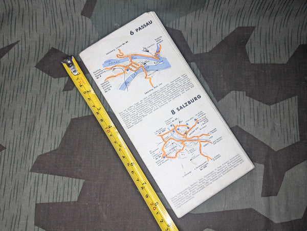 Aral Road Map Munich Pre War 1938