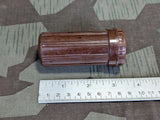 Brown Bakelite Shaving Soap Container