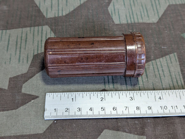Brown Bakelite Shaving Soap Container