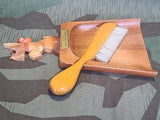 Wooden Scottie Dog Tabletop Brush & Dustpan