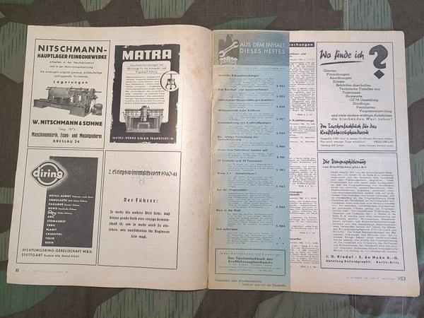 Kraftfahrzeug Handwerk Heft 47 - 23. November 1940 Krafthand