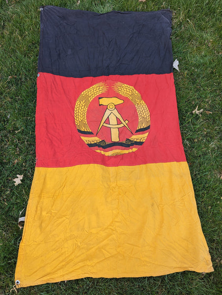 East German Vertical Flag Early (~7'x4')