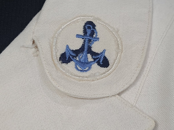 Navy WAVES White Officer Uniform Jacket & Skirt <br> (B-35" W-26" H-34")