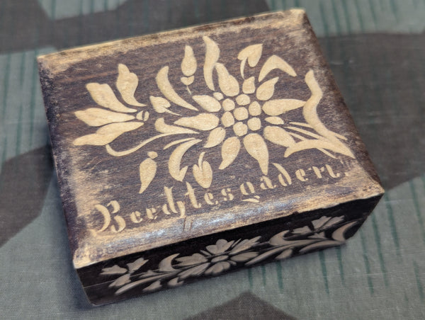 Berchtesgaden Wooden Souvenir Keepsake Box
