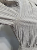 US Navy WAVES Seersucker Work Uniform Dress <br> (B-36" W-24.5" H-34")