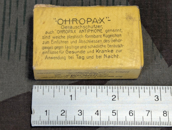 Original Ohropax Earplugs with Paper Box