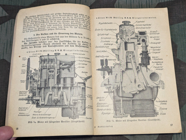 Wehrmacht Driving School Book Kraftfahrschulbuch